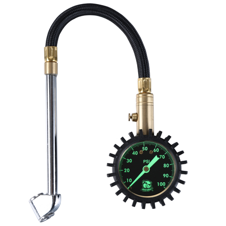 Bulldog Winch 0-100psi Air Pressure Gauge - Analog 42063